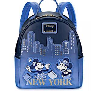EXCLUSIVE DROP: Loungefly Mickey Mouse & Minnie Mouse New York Mini Backpack